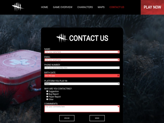 contact screenshot