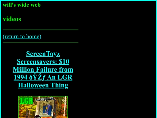 videos screenshot