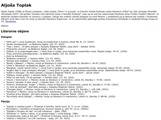 index screenshot
