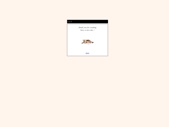 end screenshot