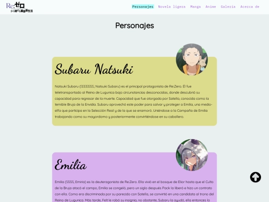 Personajes screenshot