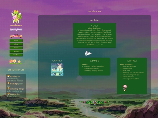 about-me screenshot