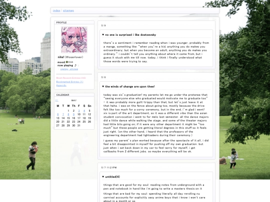 diary screenshot