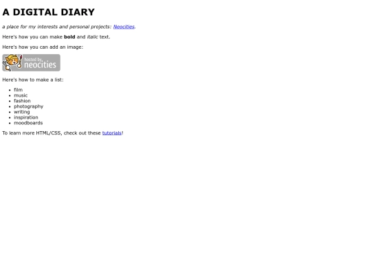 index screenshot