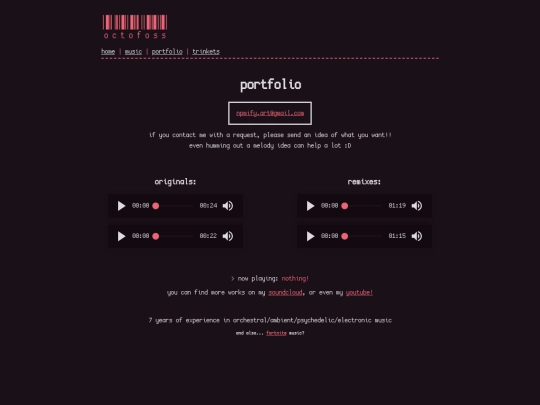 portfolio screenshot