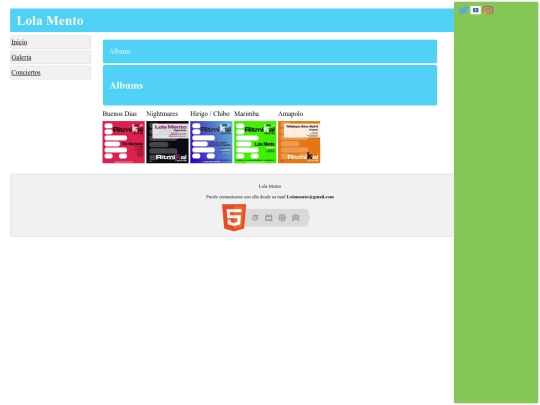 Lola_mento/albums screenshot