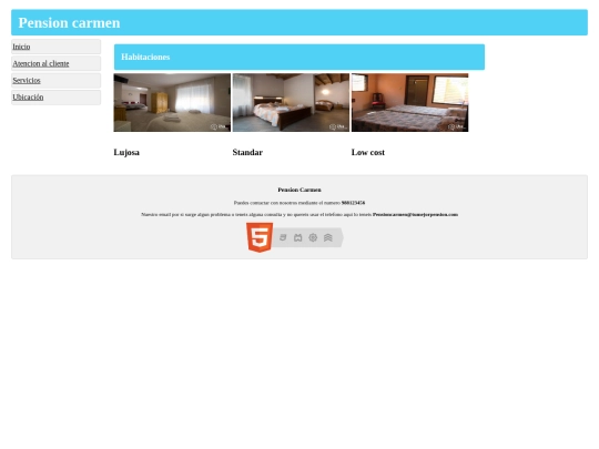 Pension_carmen/habitaciones screenshot
