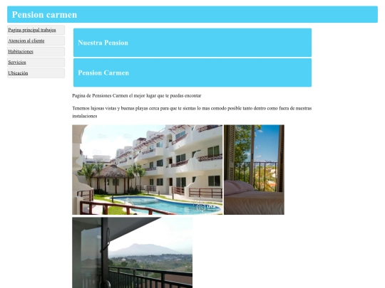 Pension_carmen screenshot