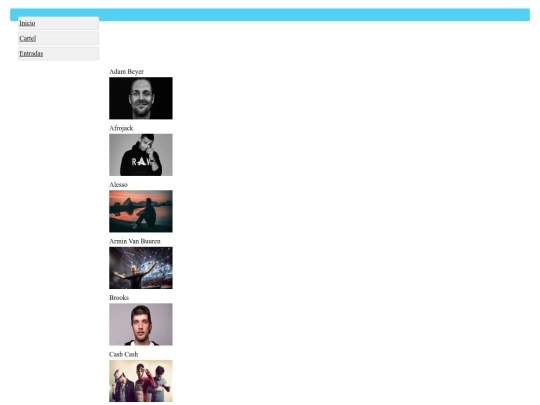 UMF/artistas/artistas screenshot