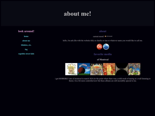 aboutme screenshot