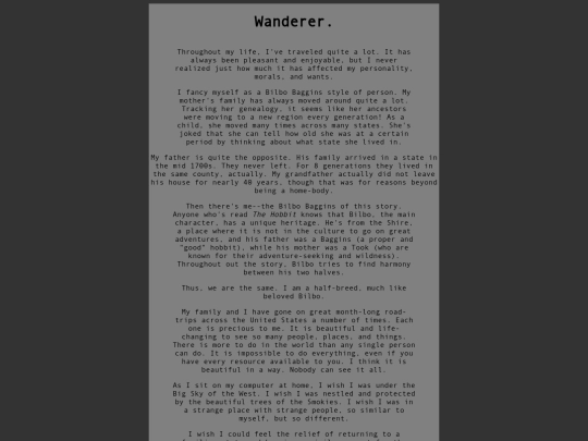 wanderer screenshot