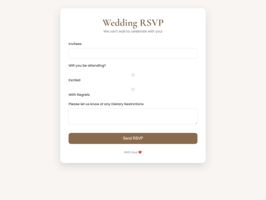wedding screenshot