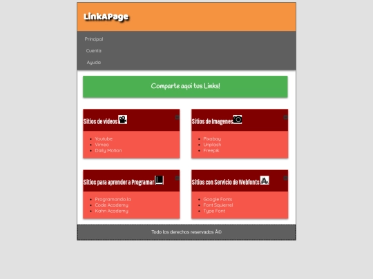 index screenshot