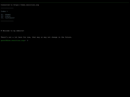 index screenshot