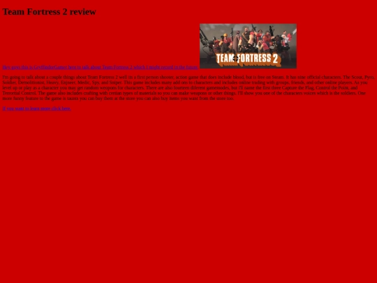 index screenshot