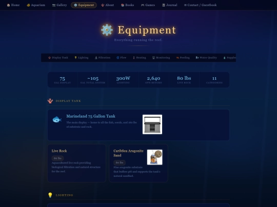 equipment screenshot
