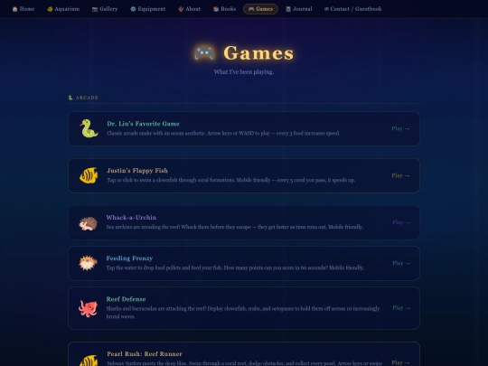 games screenshot