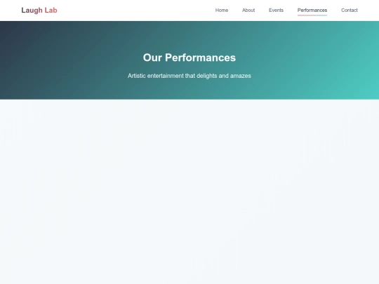 performances screenshot