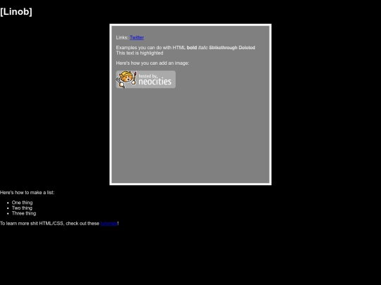 index screenshot