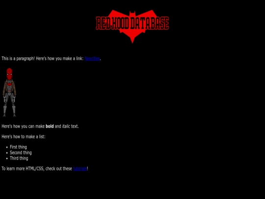 index screenshot