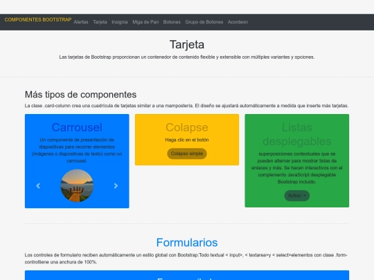 Componentes/tarjeta screenshot