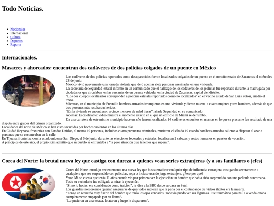 HTML5/html5/Internacional screenshot