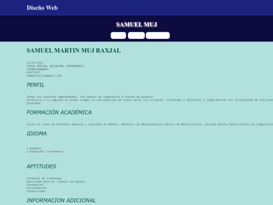 PARCIALWEB/samuel/datos screenshot