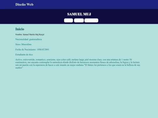 PARCIALWEB/samuel/inicio screenshot