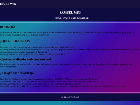 Parcial de Samuel/html/BOOSTRAP screenshot