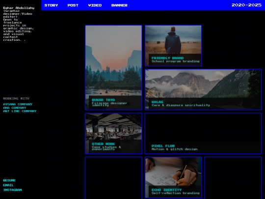 Portfolio screenshot