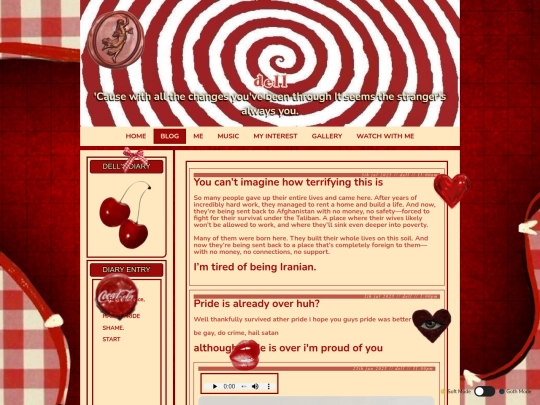 blog screenshot