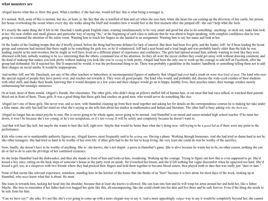 fic/what-monsters-are screenshot
