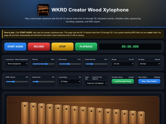 WKRD_Creator_Xylophone_Steel_DrumPan screenshot