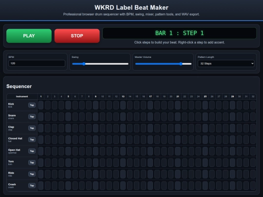 WKRD_Label_Beat_Maker screenshot