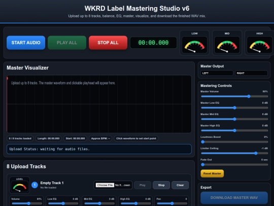 WKRD_Label_Mastering_Studio_v6_FIXED screenshot
