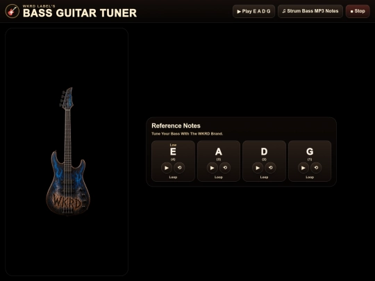 basselectrictuner screenshot