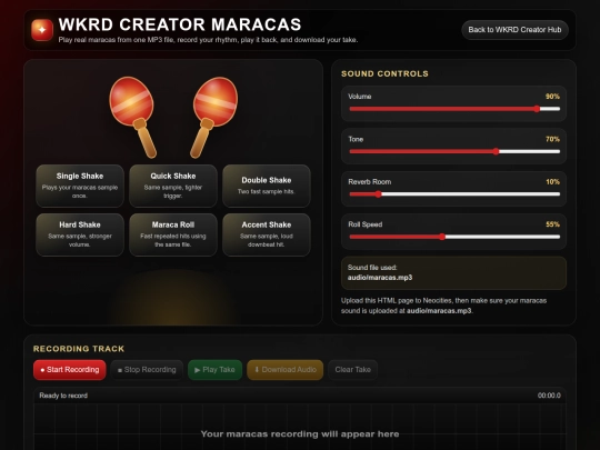 maracas screenshot