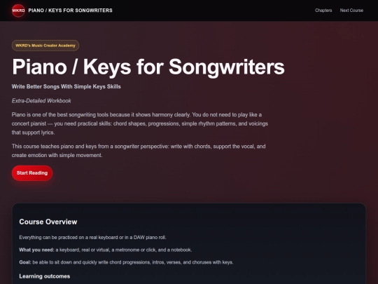 piano-and-keys-for-songwriters-course screenshot
