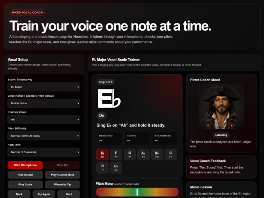 vocal-teacher screenshot