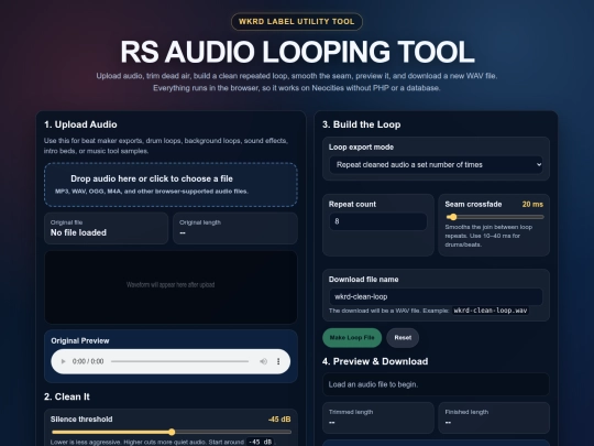 wkrd-audio-loop screenshot
