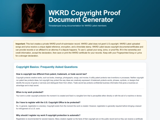 wkrd-copyright-proof-generator screenshot