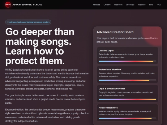 wkrd_advanced_music_school_neocities_html screenshot
