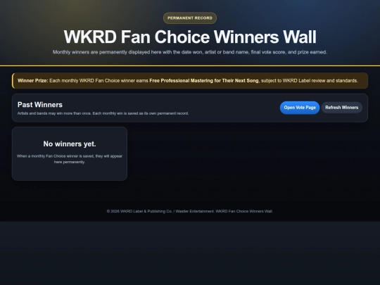 wkrd_fan_choice_winners_wall screenshot