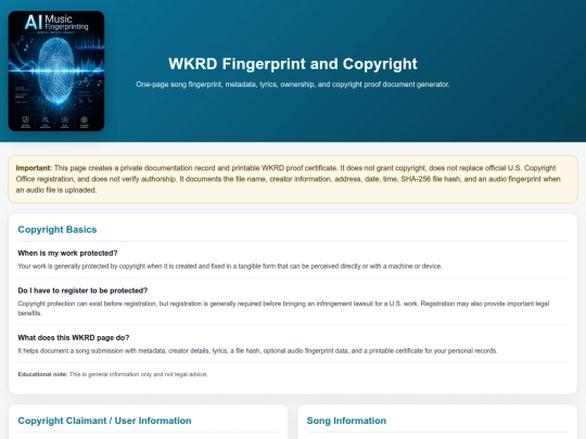 wkrd_fingerprint_and_copyright screenshot