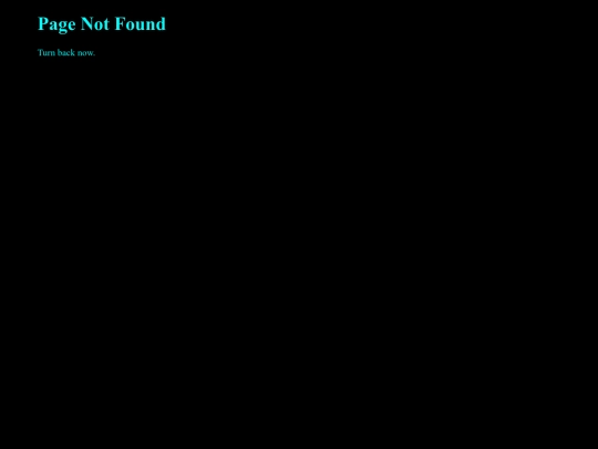 not_found screenshot