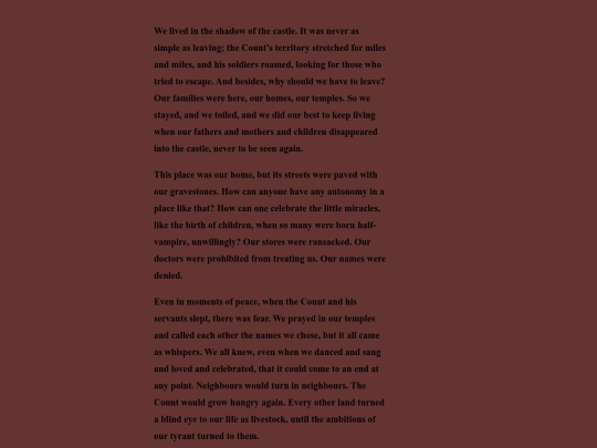 vampire/1 screenshot