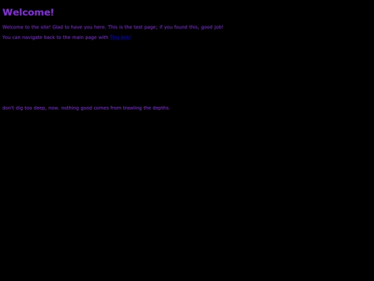 testpage screenshot