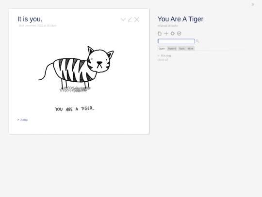 YouAreATiger screenshot