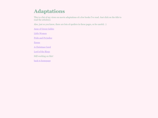 adaptations screenshot
