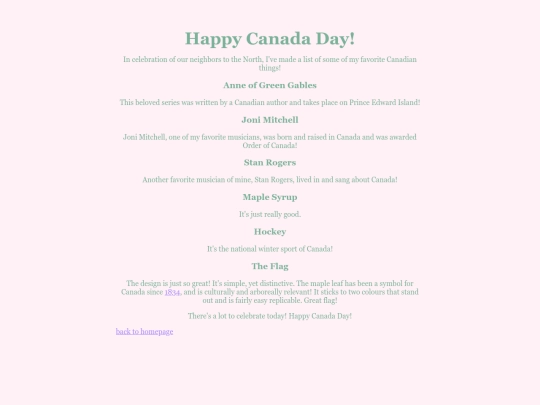 canadaday screenshot